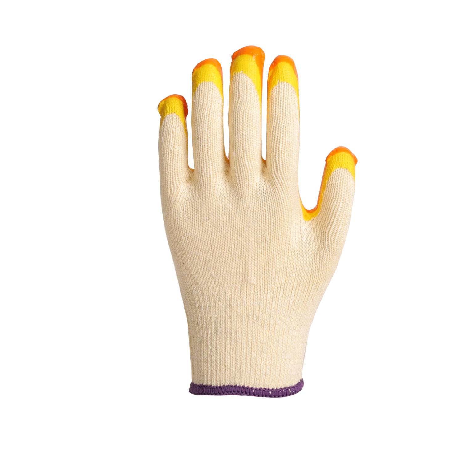 10 Gauge Knitted Cotton Double Layer Latex Coated Work Gloves