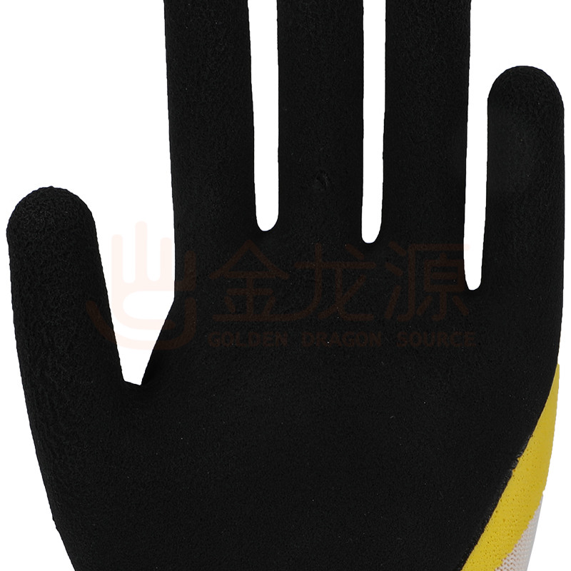 双色发泡黑色手掌黑色锁边灰色手腕6