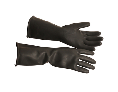 388 Industrial Latex Gloves Chemical Resistant Gloves Black Latex Gloves