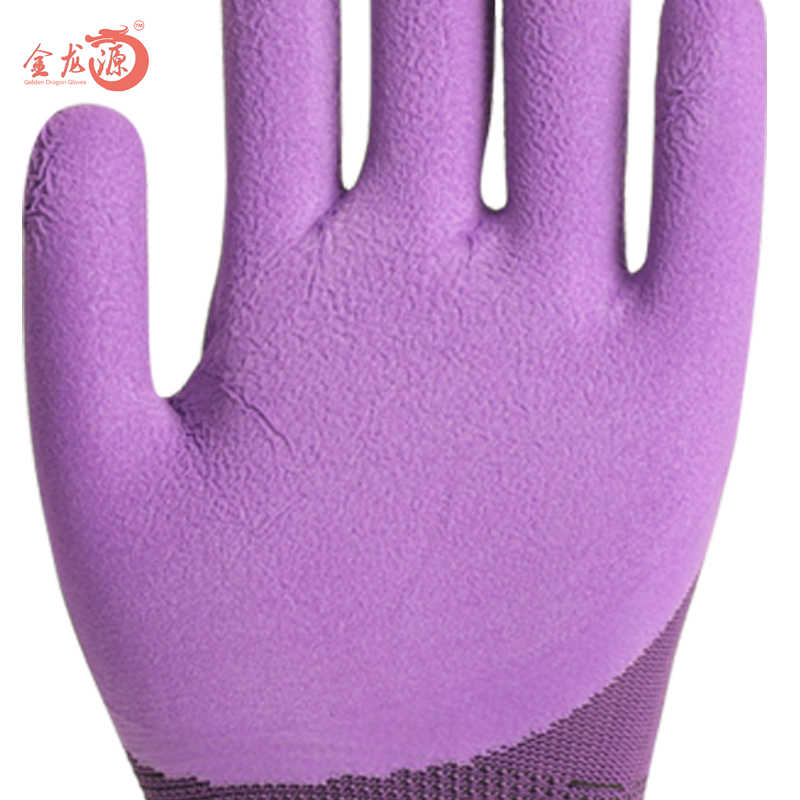 Gardening Flower Excavation Latex foam Gloves Manufacturers with Claw 