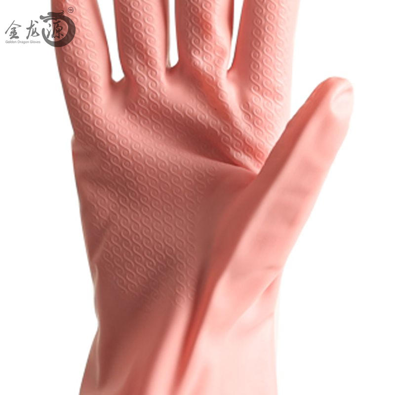 Splicing Household Latex Fleece-lined Safety Working Gloves 