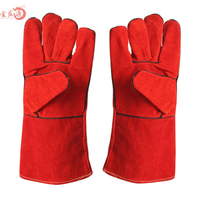 Cow Split Leather Welding Labor Working Safety Gloves