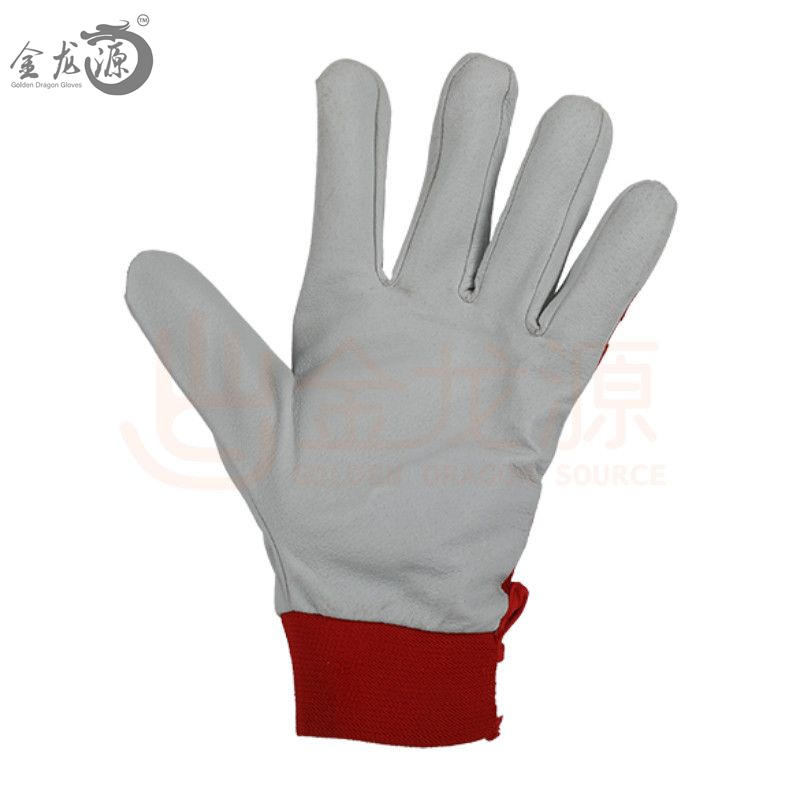 Comfortable Driver Gardening Pig Leather Hand Protective Gloves