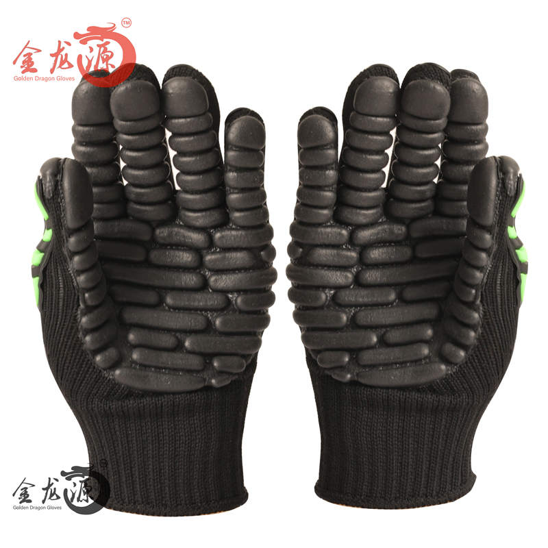 Double Side HPPE TPR Impact Protect Cut Resistant Safety Gloves 