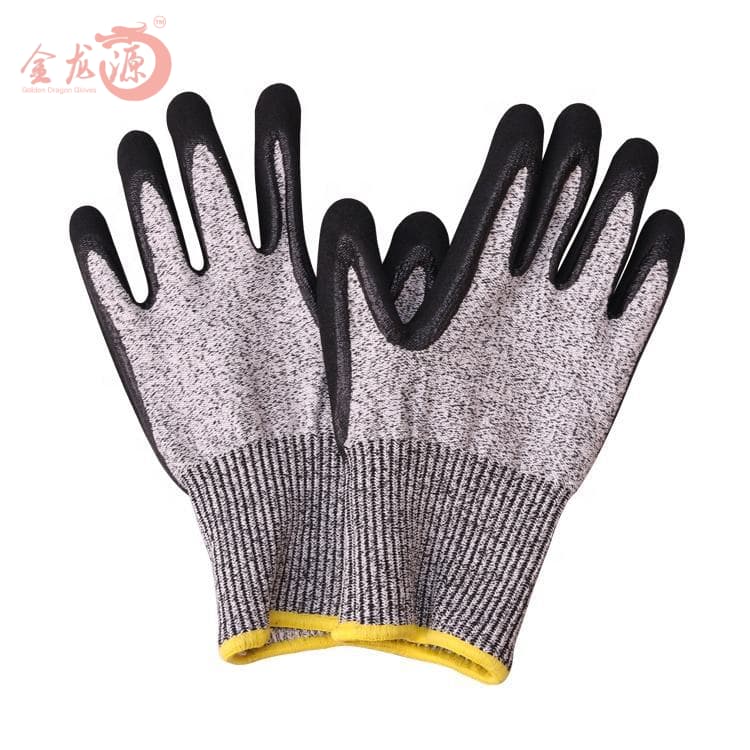 Nitrile Foaming Cut Resistant Wholesale Safety Working Gloves 