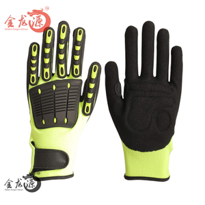 Hppe Cut Resistant Safety TPR Anti Impact Protection Gloves