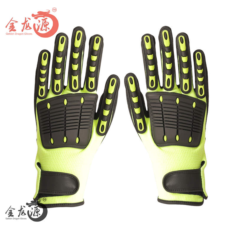 Hppe Cut Resistant Safety TPR Anti Impact Protection Gloves