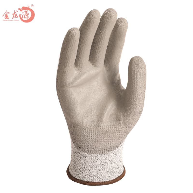 Cut 3/5 Level Resistant PU Safety Working Gloves 