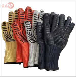 Cotton PVC Dotted Thickened Anti-scald Oven Safety Glove