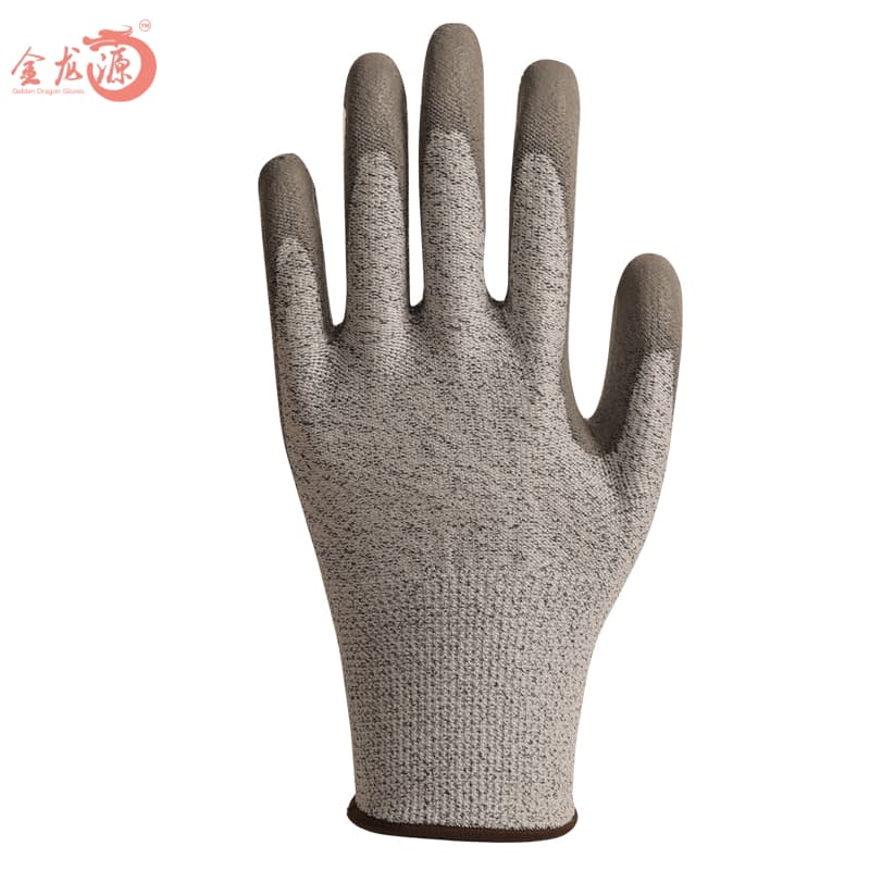 Cut 3/5 Level Resistant PU Safety Working Gloves 