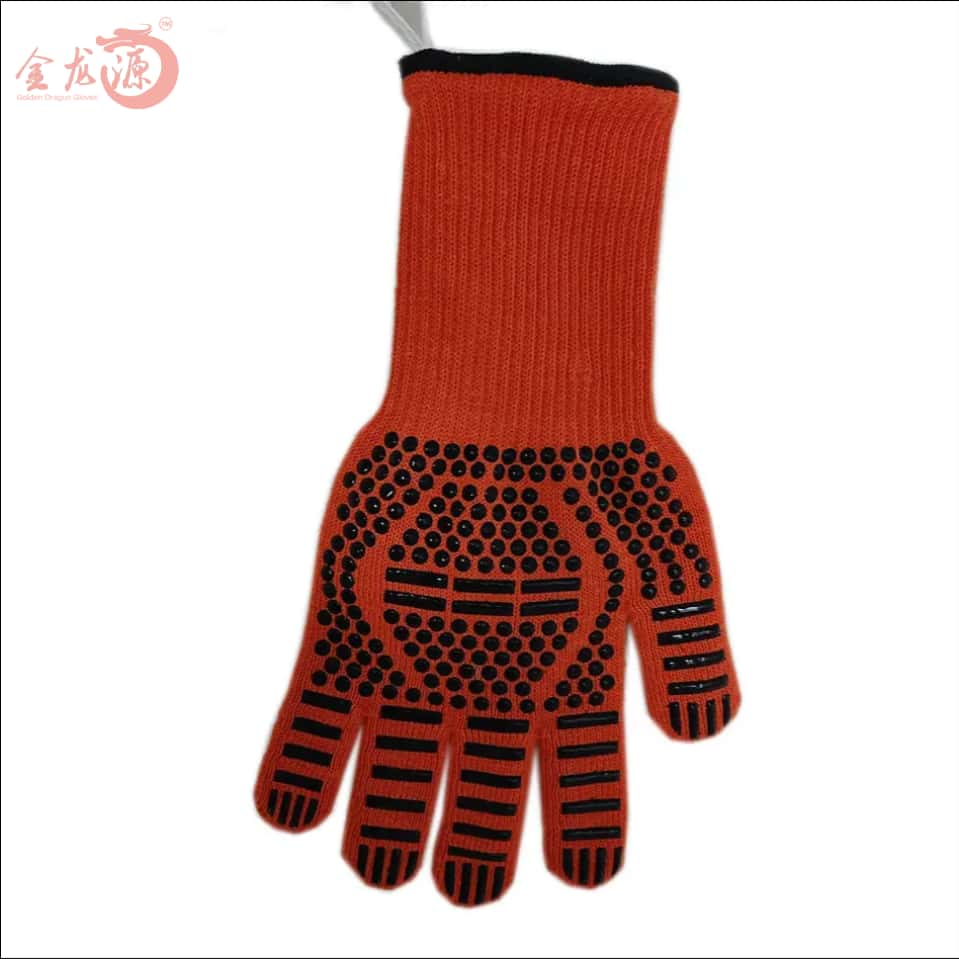 Cotton PVC Dotted Thickened Anti-scald Oven Safety Glove