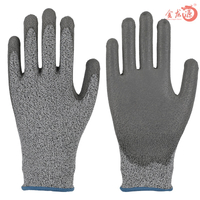 High Quality Cut Resistant PU Safety Working Gloves 