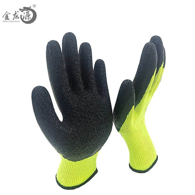 New Wholesale Cotton Latex Coated Rubber Safety Gloves