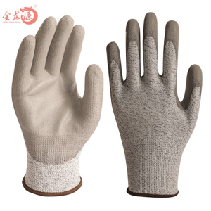 Cut 3/5 Level Resistant PU Safety Working Gloves 