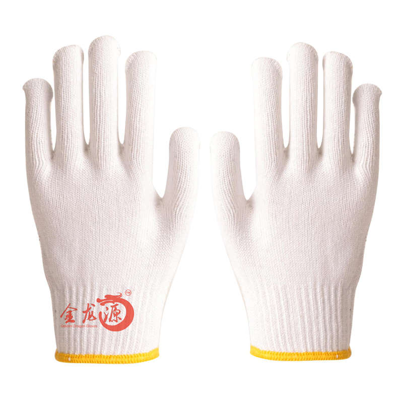 New Style Plastic Points Cotton Working Safety Gloves Working Gloves PVC Dotted Cotton Gloves