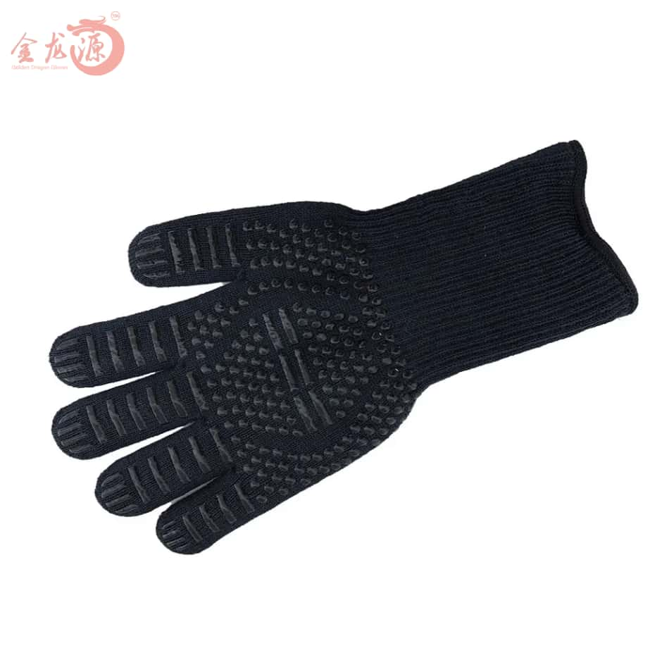 Cotton PVC Dotted Thickened Anti-scald Oven Safety Glove