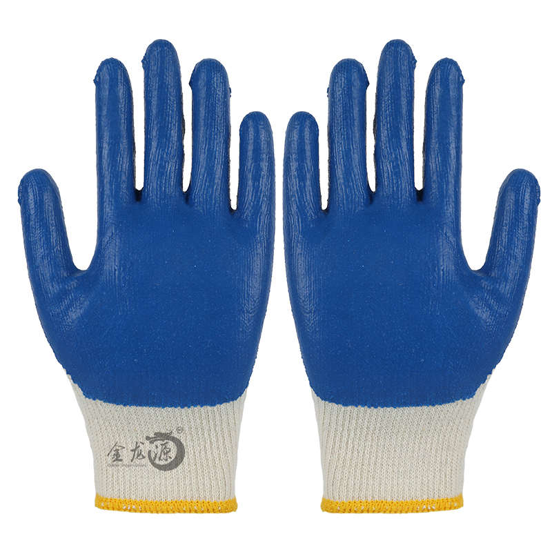 China Wholesale Rubber Patch Anti-Resistant Work Safety Work Labor Protection Gloves