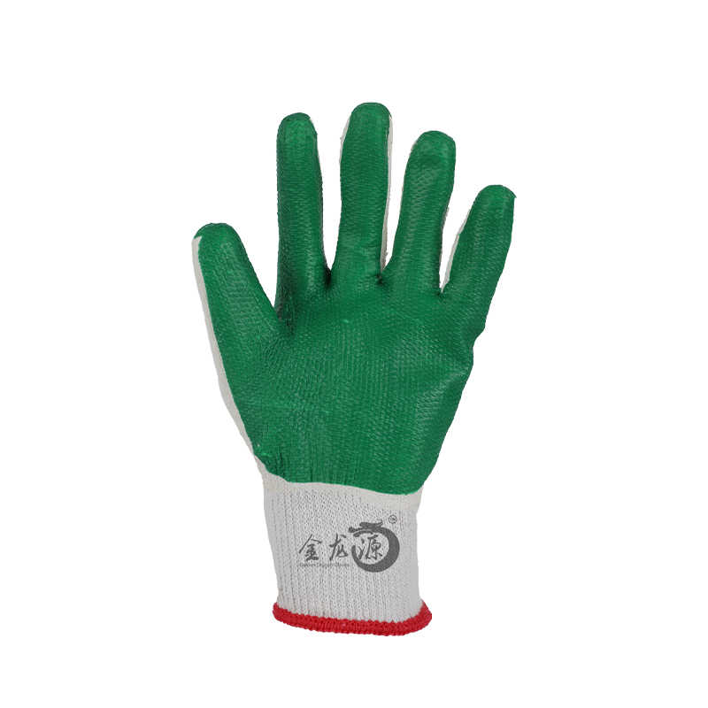 China Wholesale Rubber Patch Latex Work Safety Work Labor Protection Gloves