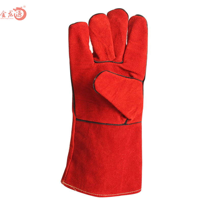 Cow Split Leather Welding Labor Working Safety Gloves