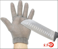 Stainless Steel Mesh Cut Resistant Chain Mail Protective Anti-Cutting Gloves