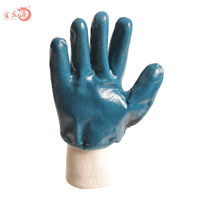 Non Disposable 13G Polyester Lined Industrial Safety Cotton Glove