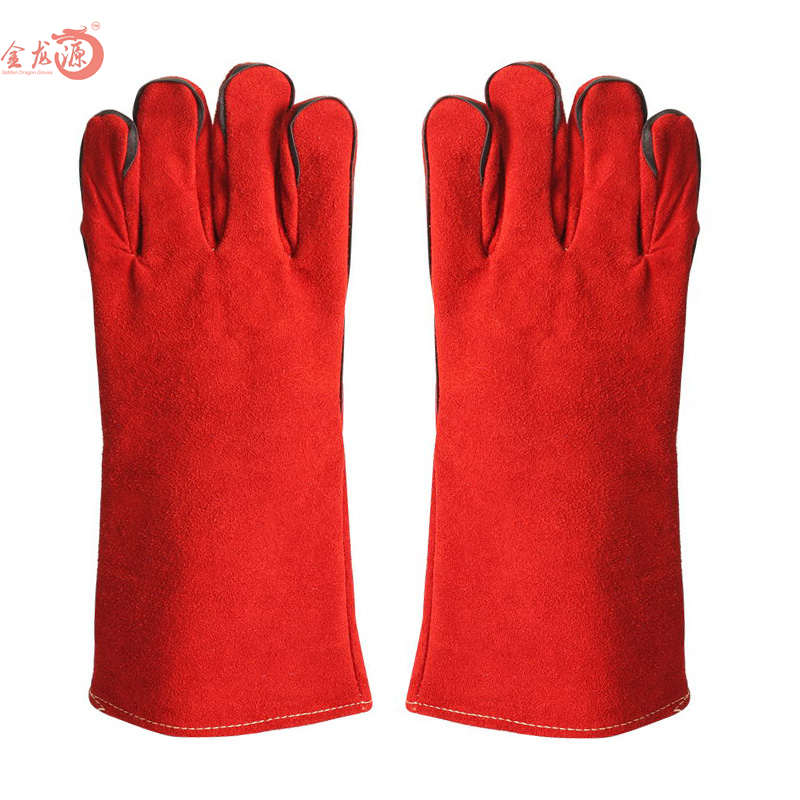 Cow Split Leather Welding Labor Working Safety Gloves