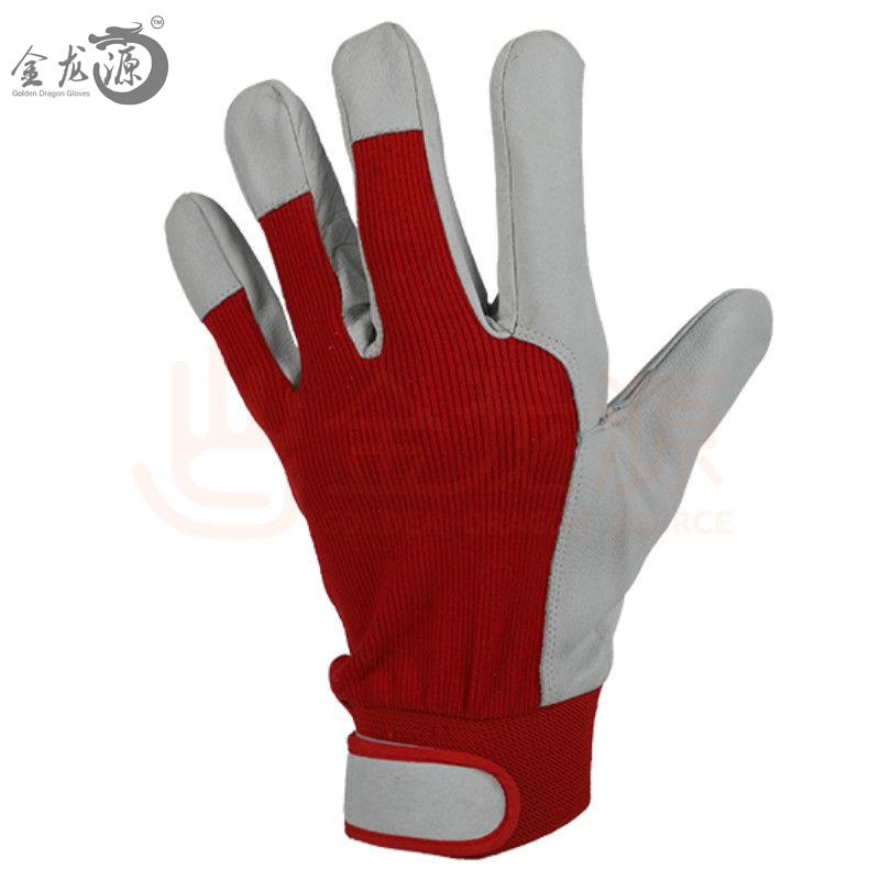 Comfortable Driver Gardening Pig Leather Hand Protective Gloves