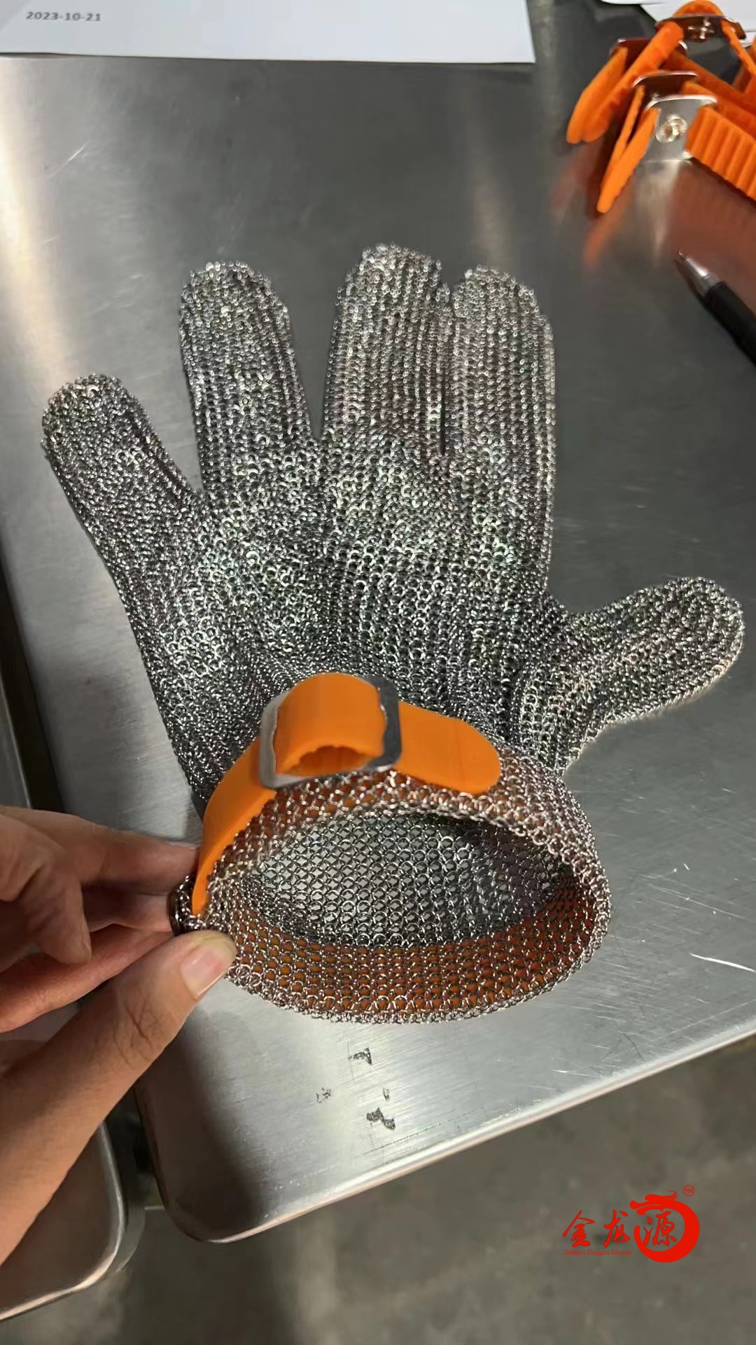 Stainless Steel Mesh Cut Resistant Chain Mail Protective Anti-Cutting Gloves